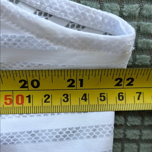 White Striped Athletic Top - Picture 4 of 6
